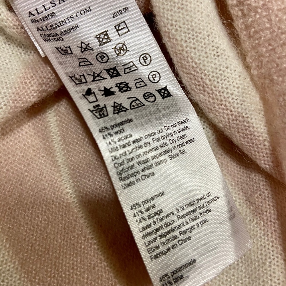 All Saints Boat Neck Sweater. - Picture 3 of 4